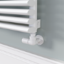 Ventura White Oval Unique Designer Radiator 245x1800mm Single Panel 2478 BTU