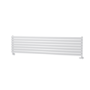 Sorrento White Oval Designer Radiator 413x1800mm Single Panel 2980 BTU
