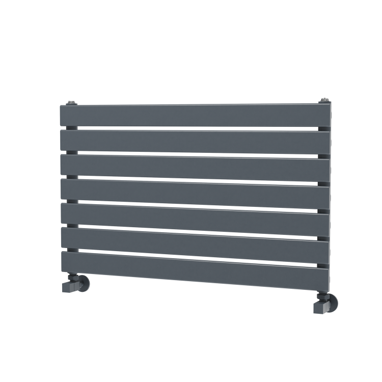 Riace Dark Grey Anthracite Flat Designer Radiator 490x800mm Single Panel 1546 BTU