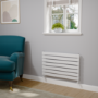 Riace White Flat Designer Radiator 490x800mm Single Panel 1546 BTU