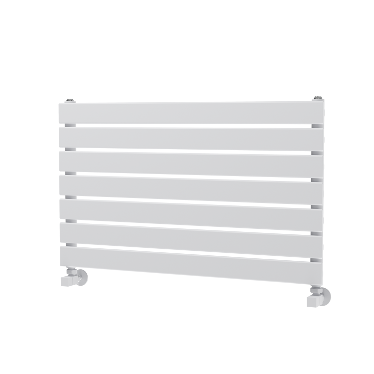 Riace White Flat Designer Radiator 490x800mm Single Panel 1546 BTU