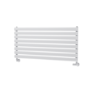 Sorrento White Oval Designer Radiator 472x1000mm Single Panel 1935 BTU