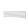 Sorrento White Oval Designer Radiator 472x1800mm Single Panel 3403 BTU
