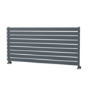Riace Dark Grey Anthracite Flat Designer Radiator 630x1400mm Single Panel 3331 BTU
