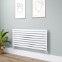 Riace White Flat Designer Radiator 630x1400mm Single Panel 3331 BTU