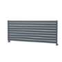 Riace Dark Grey Anthracite Flat Designer Radiator 630x1600mm Single Panel 3795 BTU