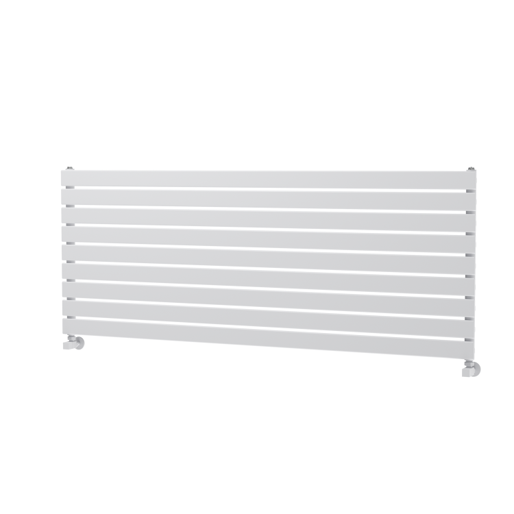 Riace White Flat Designer Radiator 630x1600mm Single Panel 3795 BTU