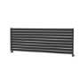 Riace Midnight Black Flat Designer Radiator 630x1800mm Single Panel 4266 BTU