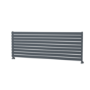 Riace Dark Grey Anthracite Flat Designer Radiator 630x1800mm Single Panel 4266 BTU