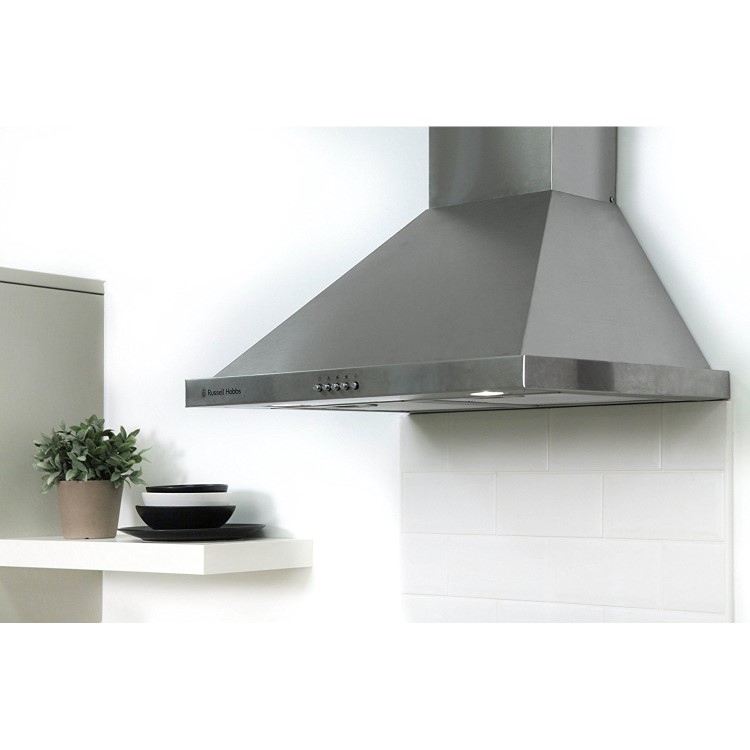 Russell Hobbs RHSCH601SS 60cm Wide Stainless Steel Chimney Cooker Hood
