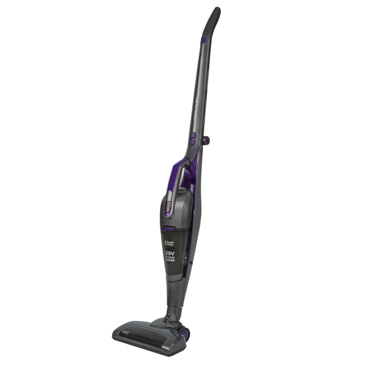 Russell Hobbs RHSV2901 29.6V Cordless Stick Vacuum Cleaner - Gunmetal Grey And Purple