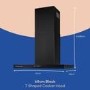 Russell Hobbs 60cm Chimney Cooker Hood - Black