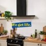 Russell Hobbs 90cm Chimney Cooker Hood - Black