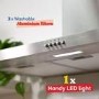 Russell Hobbs 90cm Chimney Cooker Hood - Stainless Steel