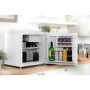 Refurbished Russell Hobbs RHTTLF1 Freestanding 43 Litre Compact Table Top Fridge White
