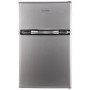 GRADE A2 - Russell Hobbs RHUCFF50SS Under Counter Top Mount Freestanding Fridge Freezer - Stainless Steel