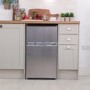 Russell Hobbs RHUCFF50SS 90 Litre Freestanding Fridge Freezer 70/30 Split 50cm Wide - Stainless Steel