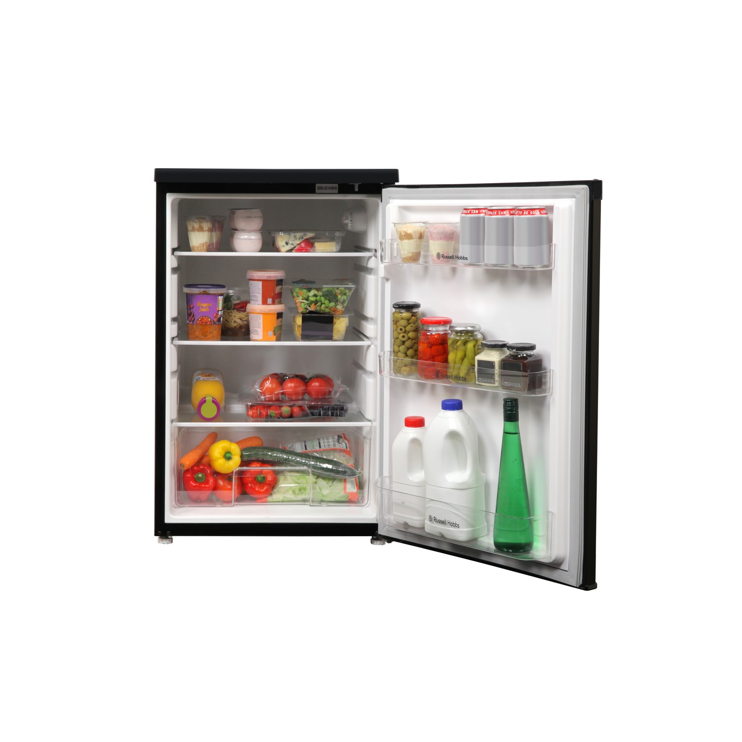 Russell Hobbs RHUCLF55BB 55cm Undercounter Larder Fridge Black