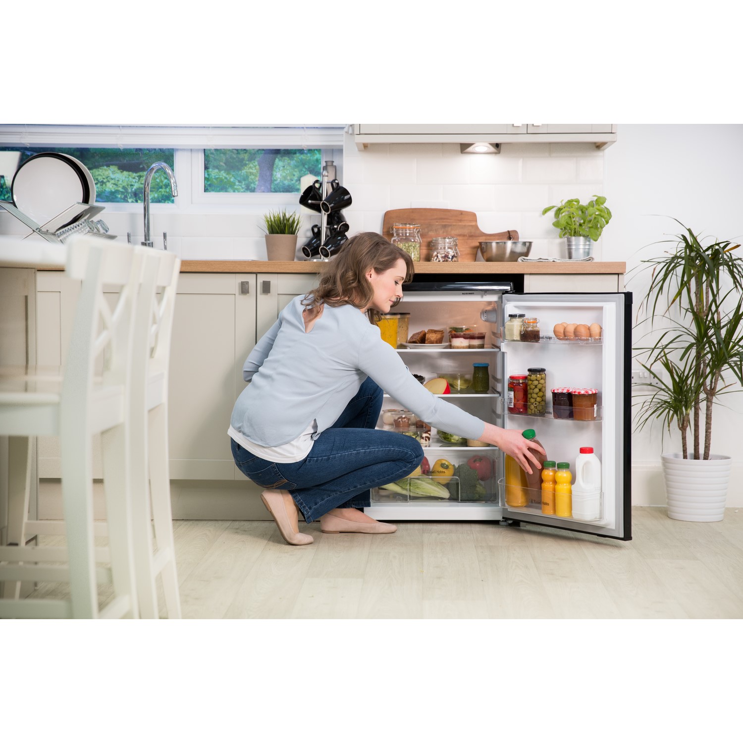 Russell Hobbs RHUCLF55BB 55cm Undercounter Larder Fridge Black