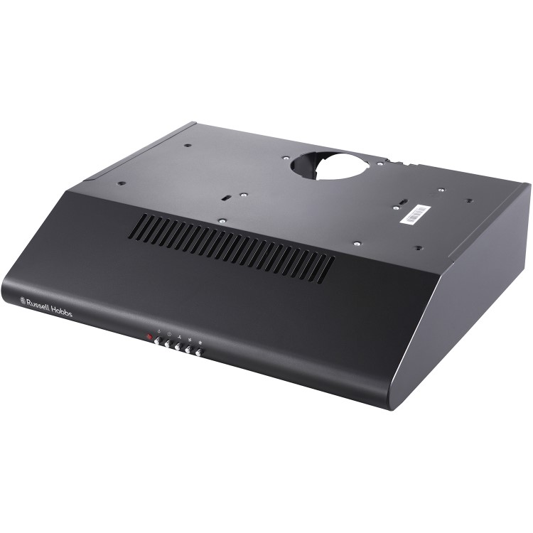 Russell Hobbs RHVSRCH602B 60cm Wide Steel Visor Cooker Hood - Black