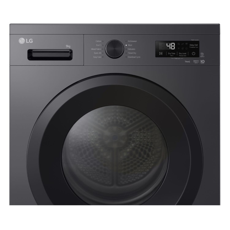 LG Series 2 9kg Heat Pump Tumble Dryer - Graphite