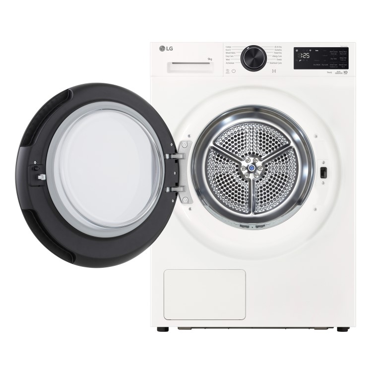 LG Series 5 9kg Heat Pump Tumble Dryer - White