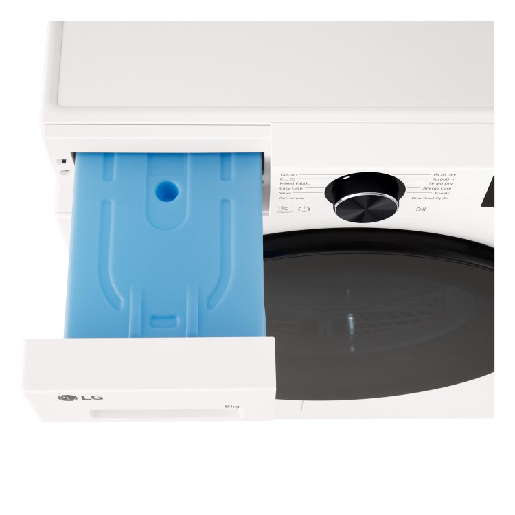 LG Series 5 9kg Heat Pump Tumble Dryer - White