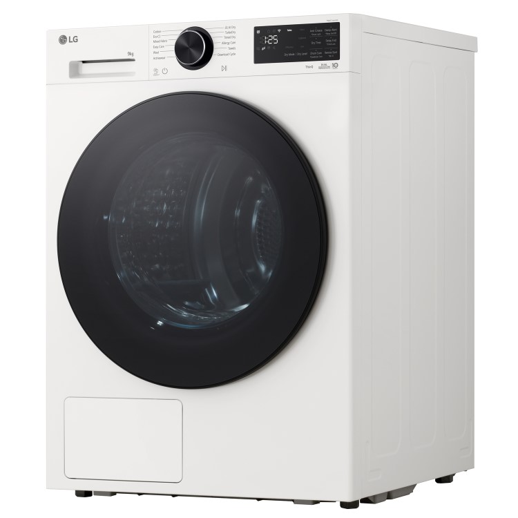 LG Series 5 9kg Heat Pump Tumble Dryer - White