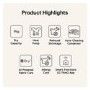 LG Series 5 9kg Heat Pump Tumble Dryer - White