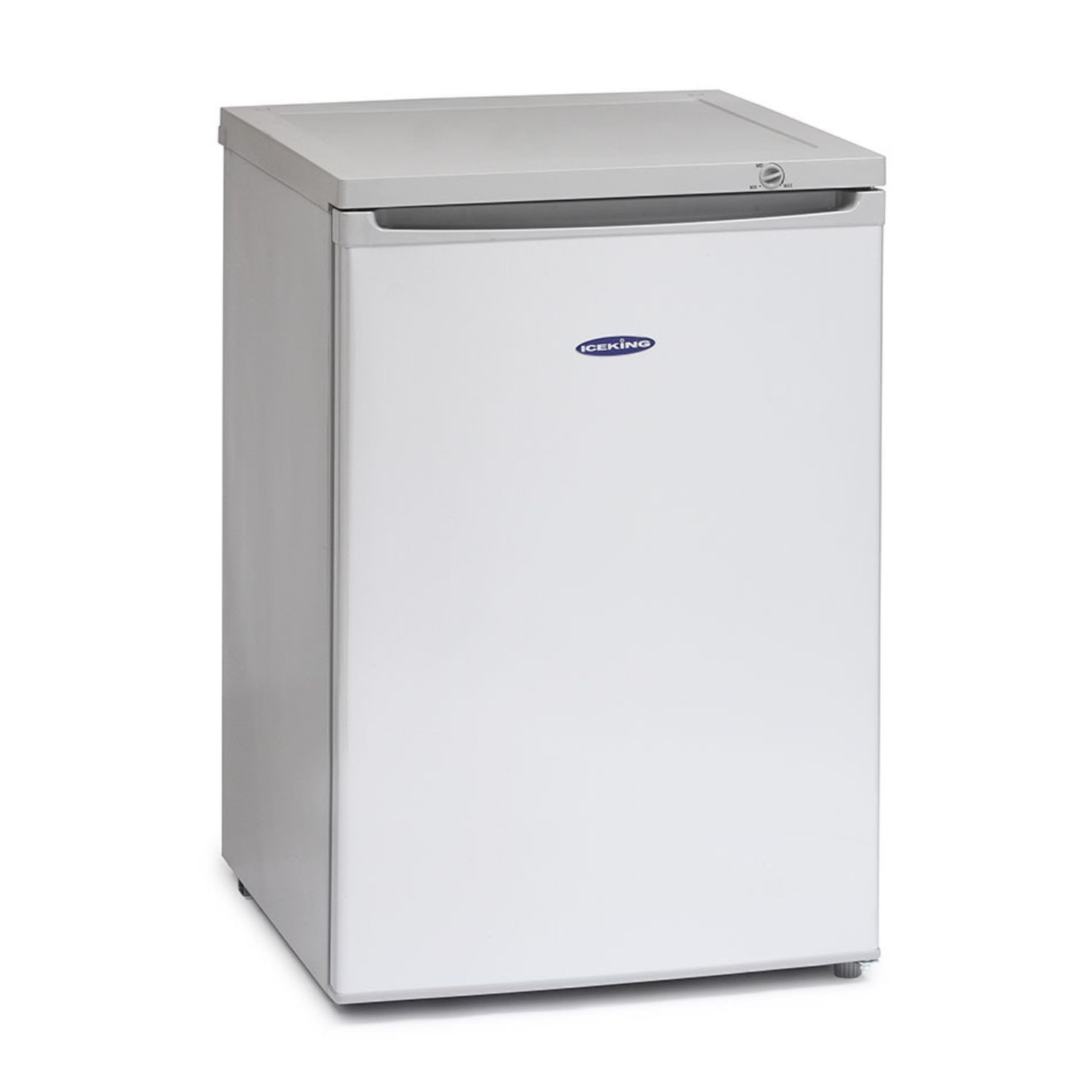 Iceking Silver 91 Litre Freestanding Undercounter Freezer Size 58.8