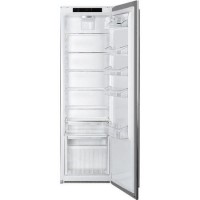 Smeg RI360RX Classic 54cm Wide Integrated In-Column Larder Fridge - Stainless Steel