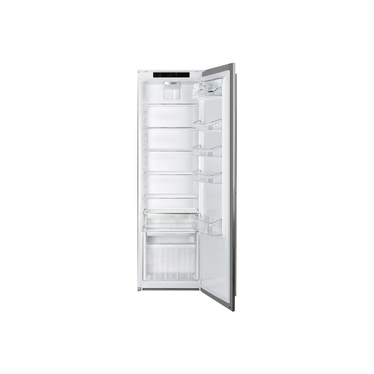 Smeg RI360RX Classic 54cm Wide Integrated In-Column Larder Fridge - Stainless Steel
