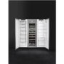 Smeg RI360RX Classic 54cm Wide Integrated In-Column Larder Fridge - Stainless Steel