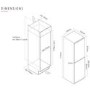 Caple 233 Litre 50/50 Frost Free Integrated Fridge Freezer