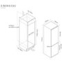Caple 243 Litre 70-30 Frost Free Integrated Fridge Freezer