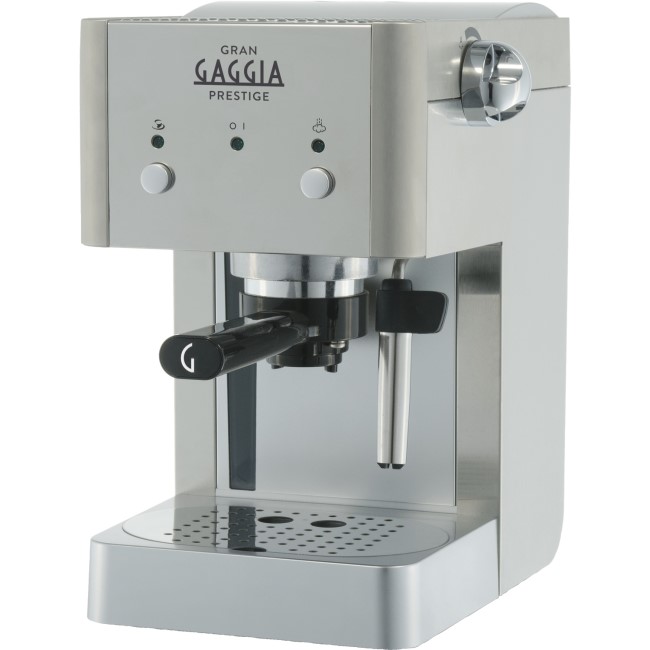 Gaggia RI8427/11 Gran Prestige Espresso Machine - Brushed Stainless Steel