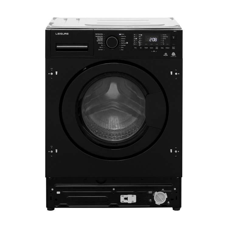 Leisure RI85421 8kg Wash 5kg Dry 1400rpm Integrated Washer Dryer - Black