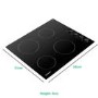 Refurbished Indesit RI860C 58cm 4 Zone Knob Control Ceramic Hob