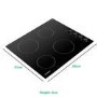 Indesit 58cm 4 Zone Ceramic Hob
