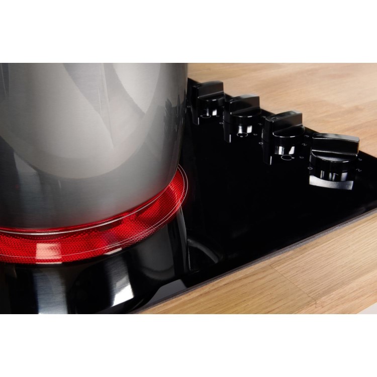 Refurbished Indesit RI860C 58cm 4 Zone Knob Control Ceramic Hob