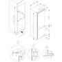 NordMende RIFF70302NF 243L 70_30 Frost Free Integrated Fridge Freezer