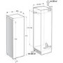 Hisense 301 Litre In-column Integrated Larder Fridge