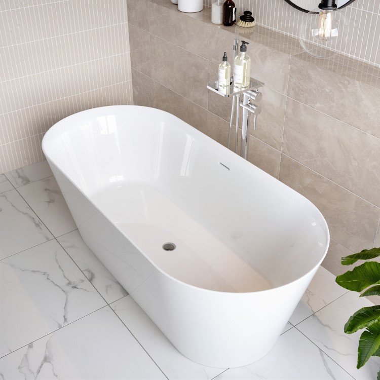 Freestanding Double Ended Bath 1500 x 750mm - Riley