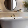 Antique Brass Traditional Bath Filler - Ripley