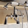 Chrome Traditional Bath Shower Mixer - Ripley