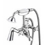 Chrome Traditional Bath Shower Mixer - Ripley