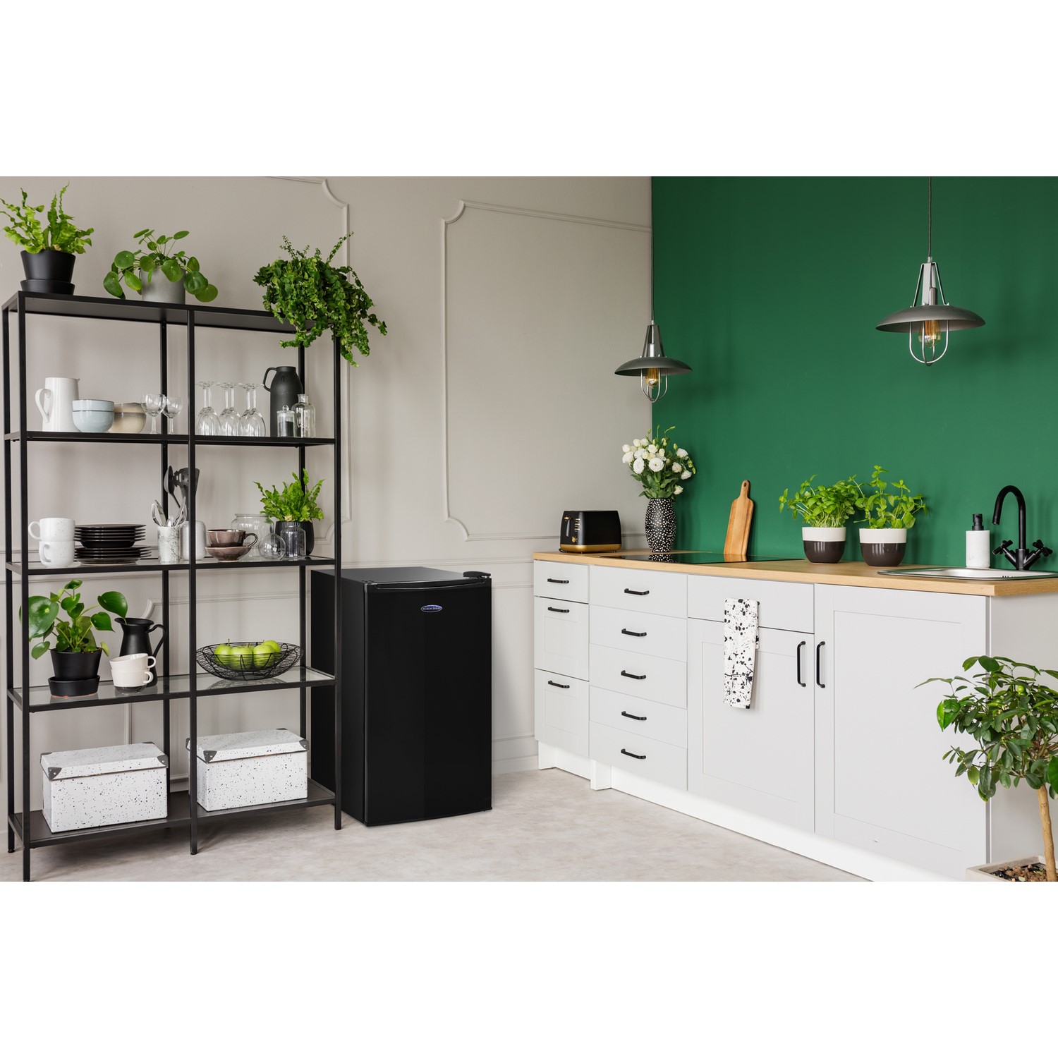 Ice King Under Counter Fridge With Ice Box Black RK100BKE Appliances