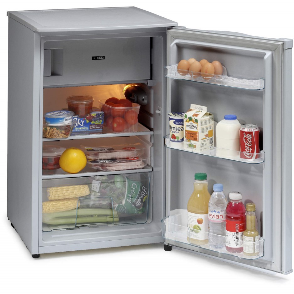Ice King RK104AP2SIL 50cm Under Counter Fridge with Ice Box Silver