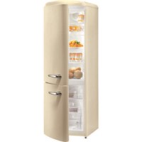 GRADE A2 - Light cosmetic damage - Gorenje RK60359OC-L Retro Style Freestanding Fridge Freezer Left Hand Hinge Cream