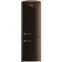 Gorenje RK60359OCH Retro Style Freestanding Fridge Freezer Right Hand Hinge Dark Chocolate